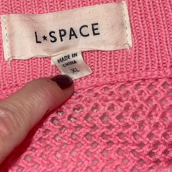 L*Space open knit cotton summer sweater and skirt set - Picture 11 of 11